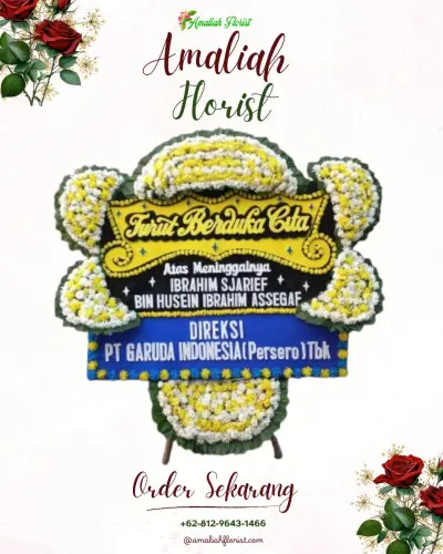 Papan Bunga Duka di Bojongasih