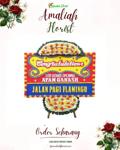 Bunga Papan Congratulation di Bojongasih